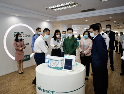 林洁调研稳健医疗 以更优质高效服务赋能医用口罩产业高质量发展